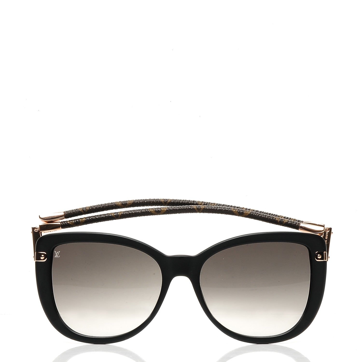 Louis Vuitton Monogram Acetate Charlotte Sunglasses Z0781W Black 9 of 9