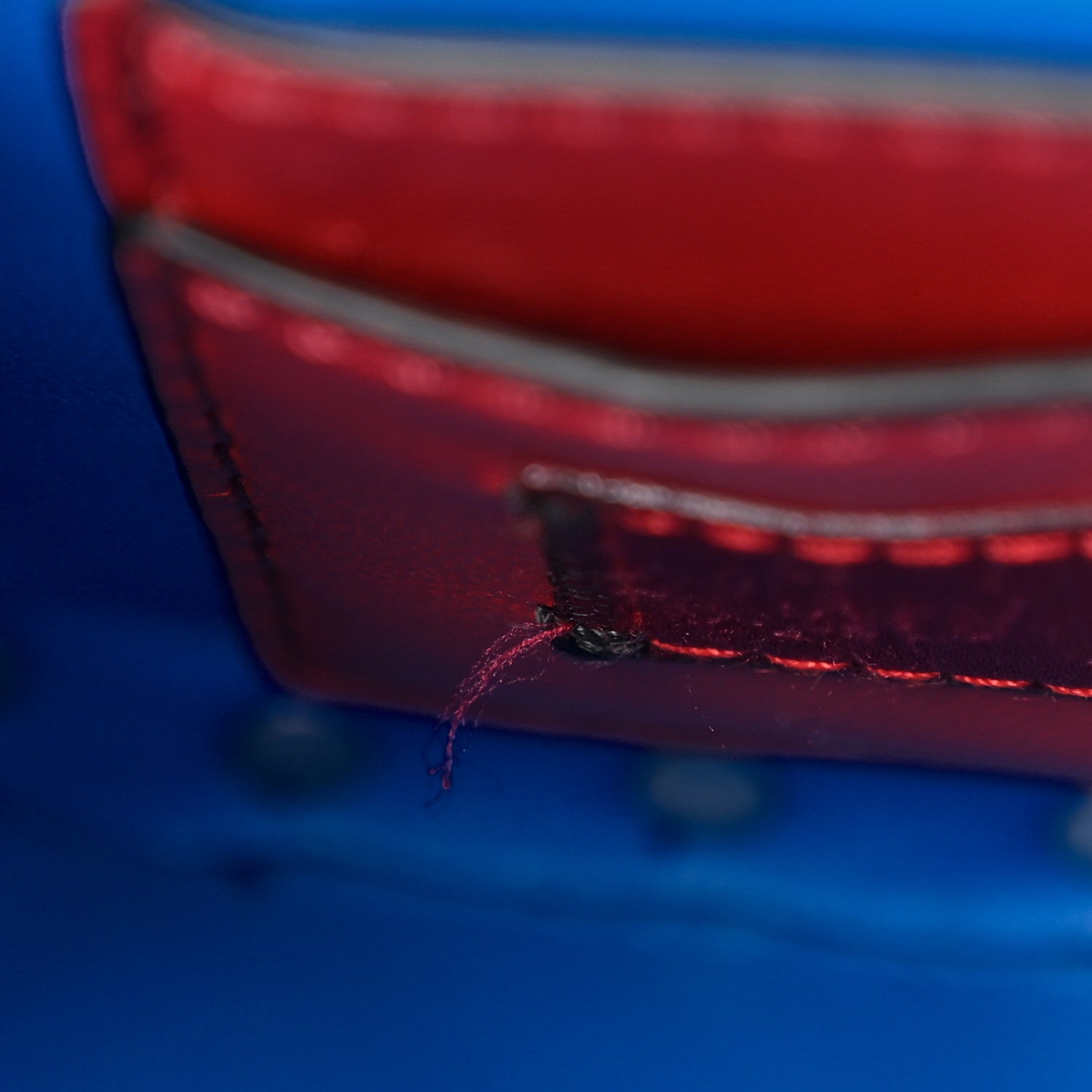 Valentino Garavani Glitter Micro Rockstud Spike Shoulder Bag Electric Blue 10 of 11