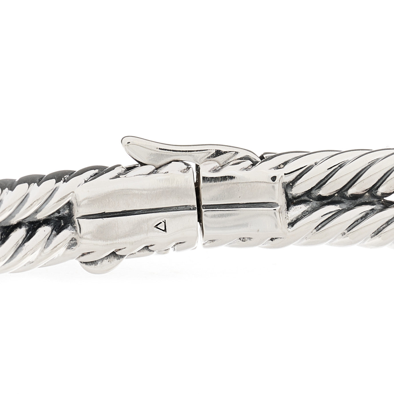 Sterling Silver Diamond Black Onyx Albion Cable Bracelet