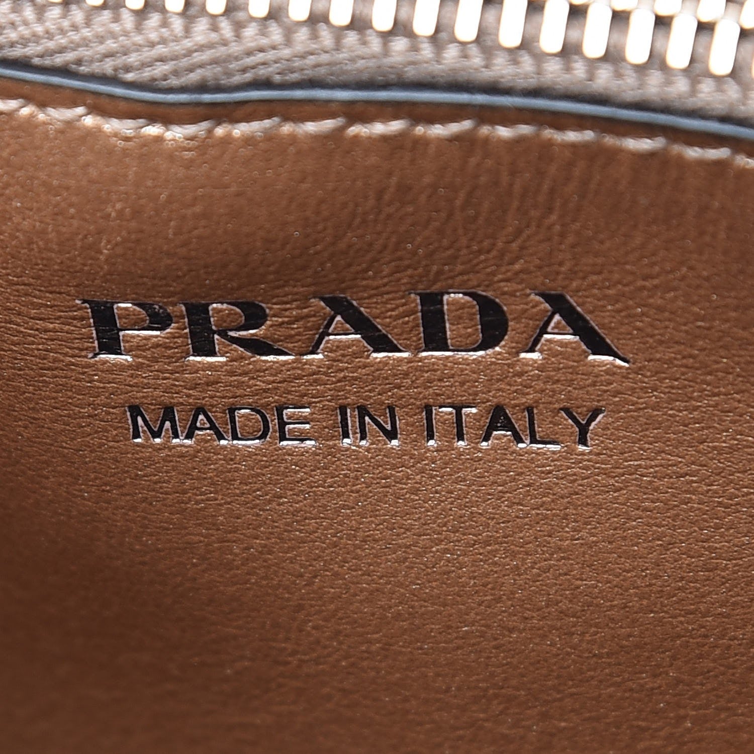 Prada Saffiano Cuir Calfskin Small Monochrome Top Handle Tote Quarzo Mordo 7 of 7