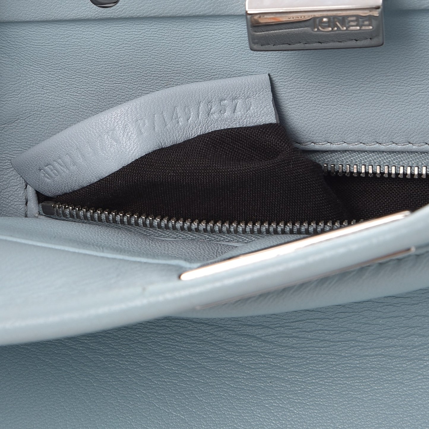 Nappa Mini Peekaboo Iconic Satchel Light Blue