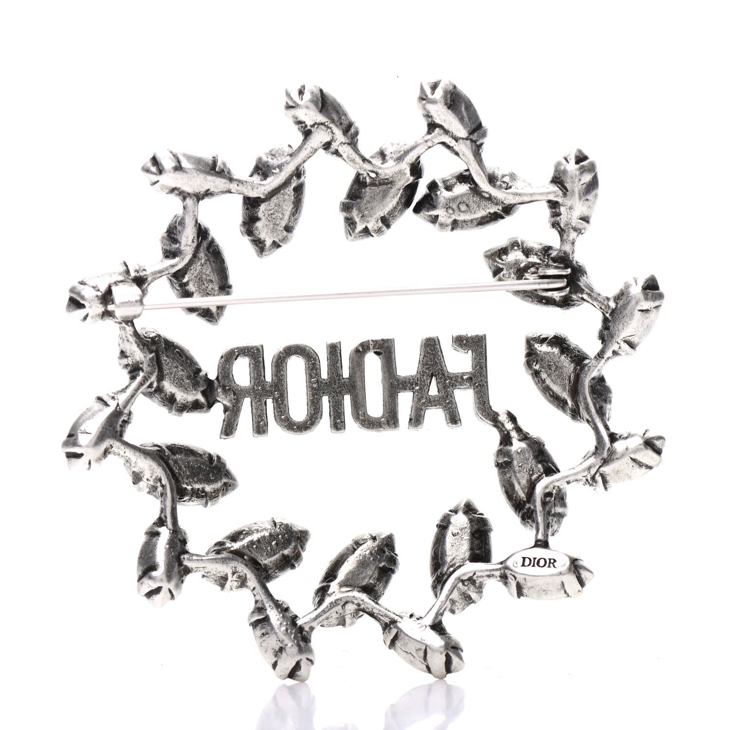 Christian Dior Crystal J'Adior Laurier Brooch 3 of 4