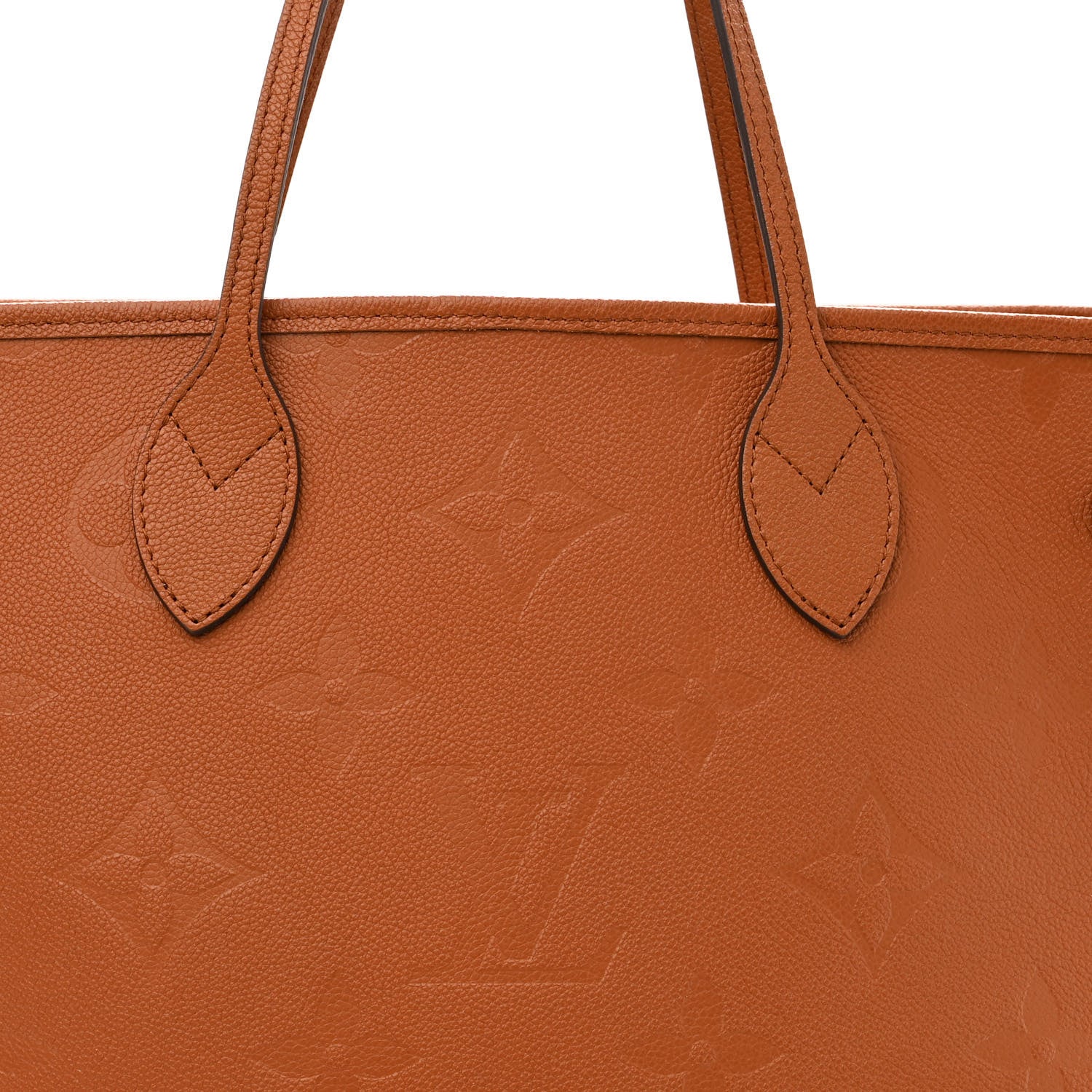 Louis Vuitton Empreinte Monogram Giant Neverfull MM Cognac 8 of 10