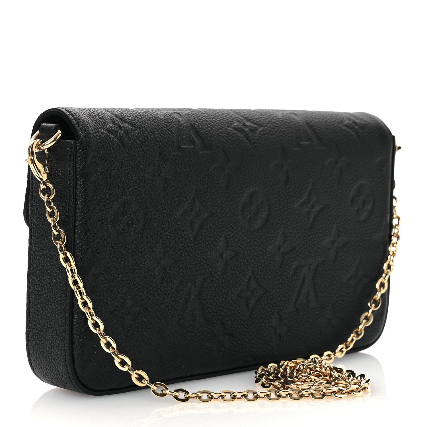 Louis Vuitton Empreinte Pochette Felicie Chain Wallet Black 4 of 13