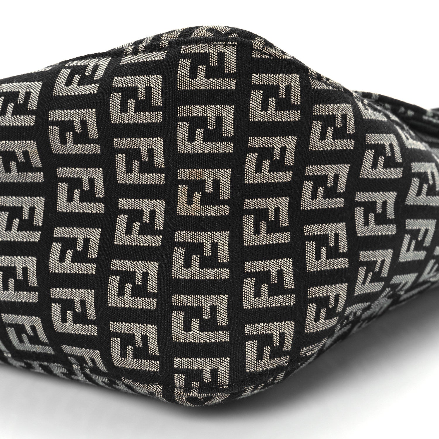Fendi Zucchino Vitello Mama Baguette Black 9 of 9