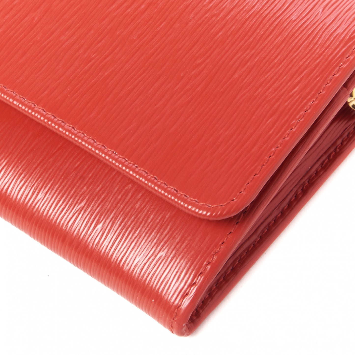 Vitello Move Metal Oro Chain Wallet Lacca