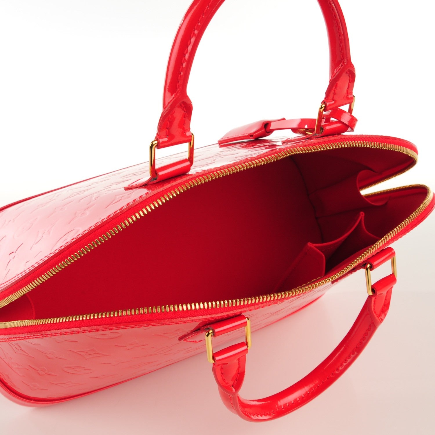 Louis Vuitton Vernis Alma PM Rouge Grenadine 5 of 7