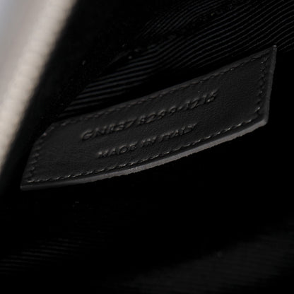 Saint Laurent Calfskin Crocodile Embossed Small Sac De Jour Fog 8 of 12