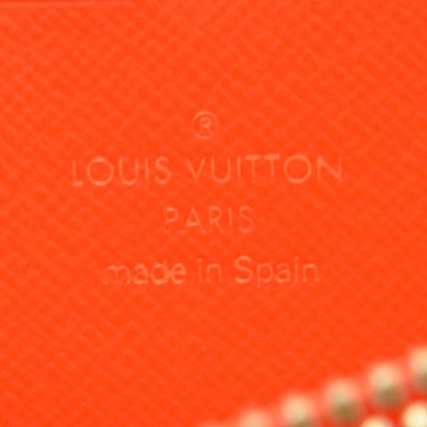Louis Vuitton Monogram Graffiti Zippy Wallet Orange 4 of 5