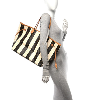 Louis Vuitton Monogram Rayures Neverfull GM 2 of 12