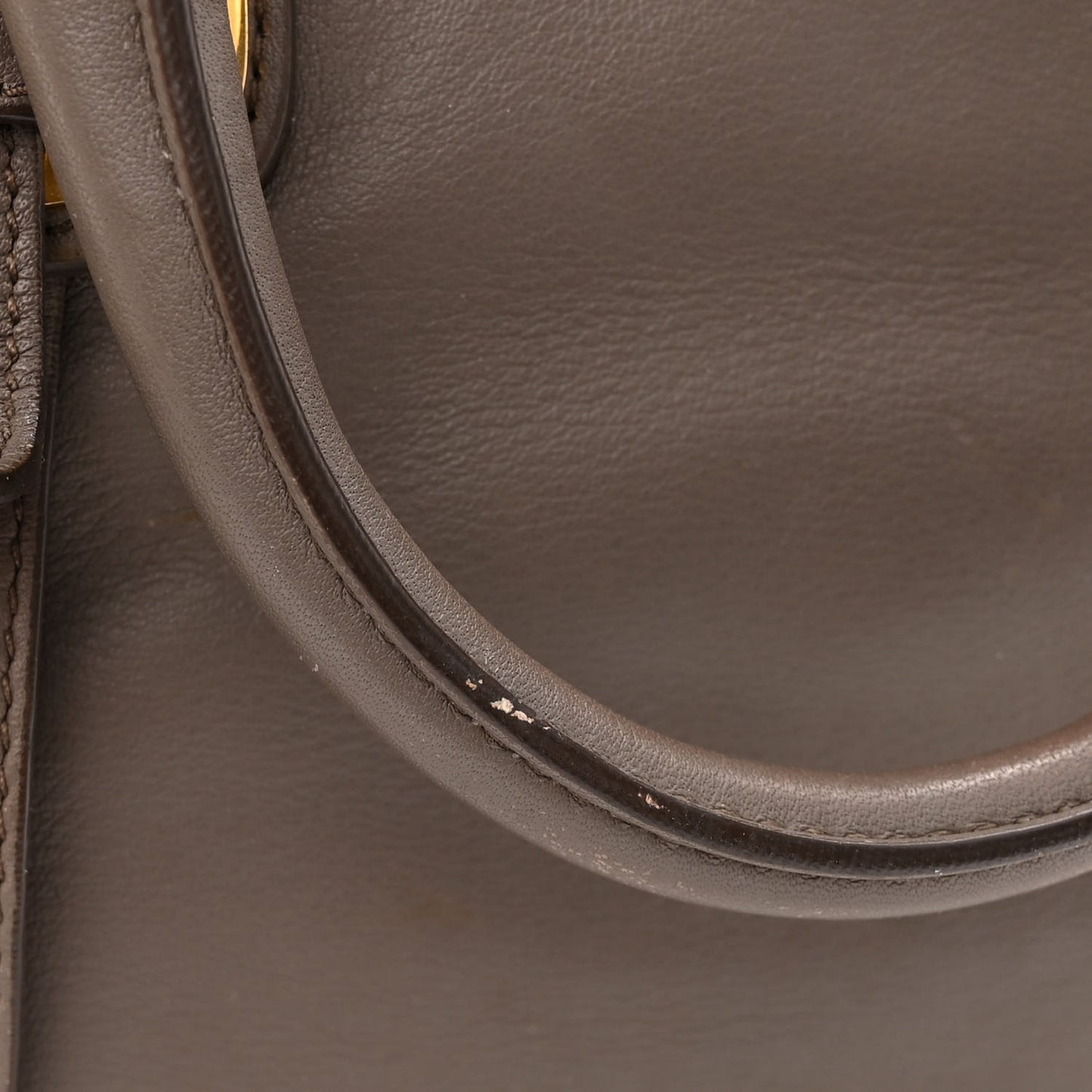 Soft Calf Shopping Satchel Bag Bambu