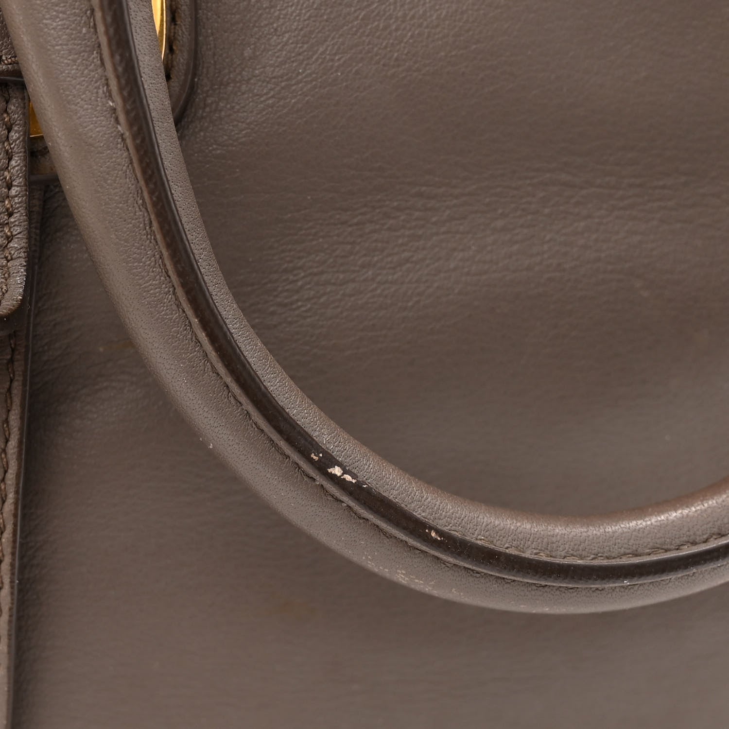 Prada Soft Calf Shopping Satchel Bag Bambu 13 of 14