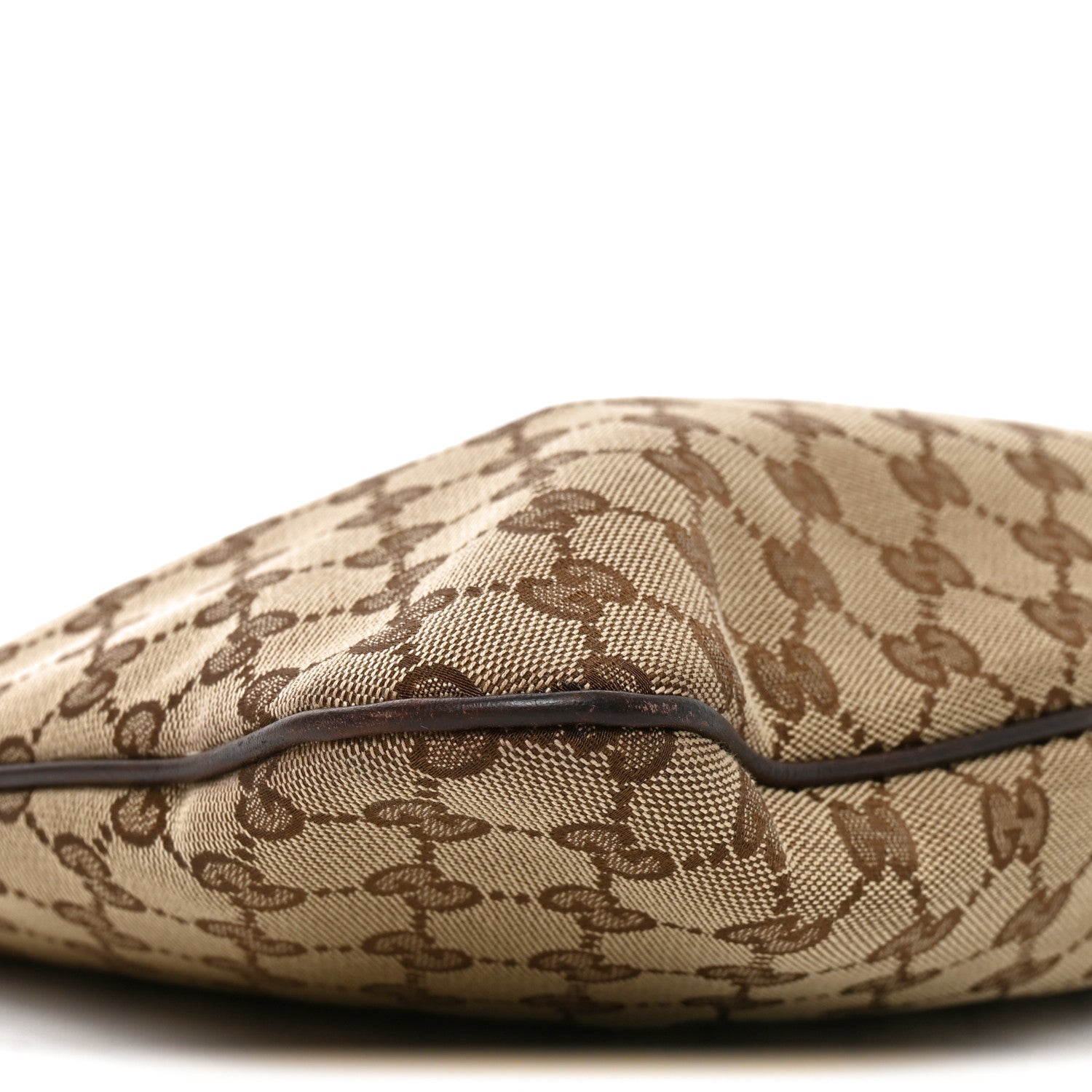 Gucci Monogram Medium New Britt Hobo Dark Brown 8 of 9
