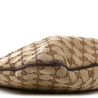 Gucci Monogram Medium New Britt Hobo Dark Brown 8 of 9