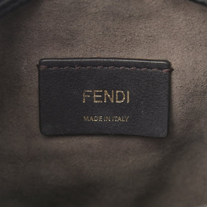 Fendi Vitello Liberty F is Fendi Bi-Color FF 1974 Embossed Mini Mon Tresor Bucket Bag Maya Black 5 of 13