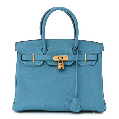Hermes Togo Birkin 30 Turquoise 1 of 12