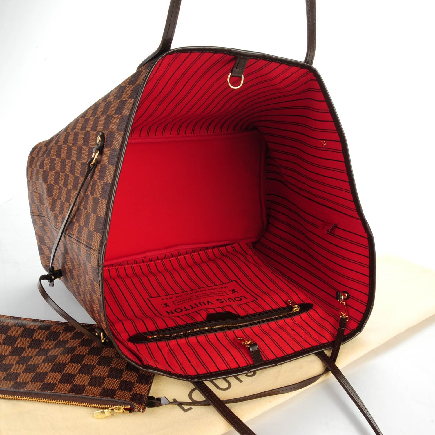 Louis Vuitton Damier Ebene Neo Neverfull GM 5 of 8