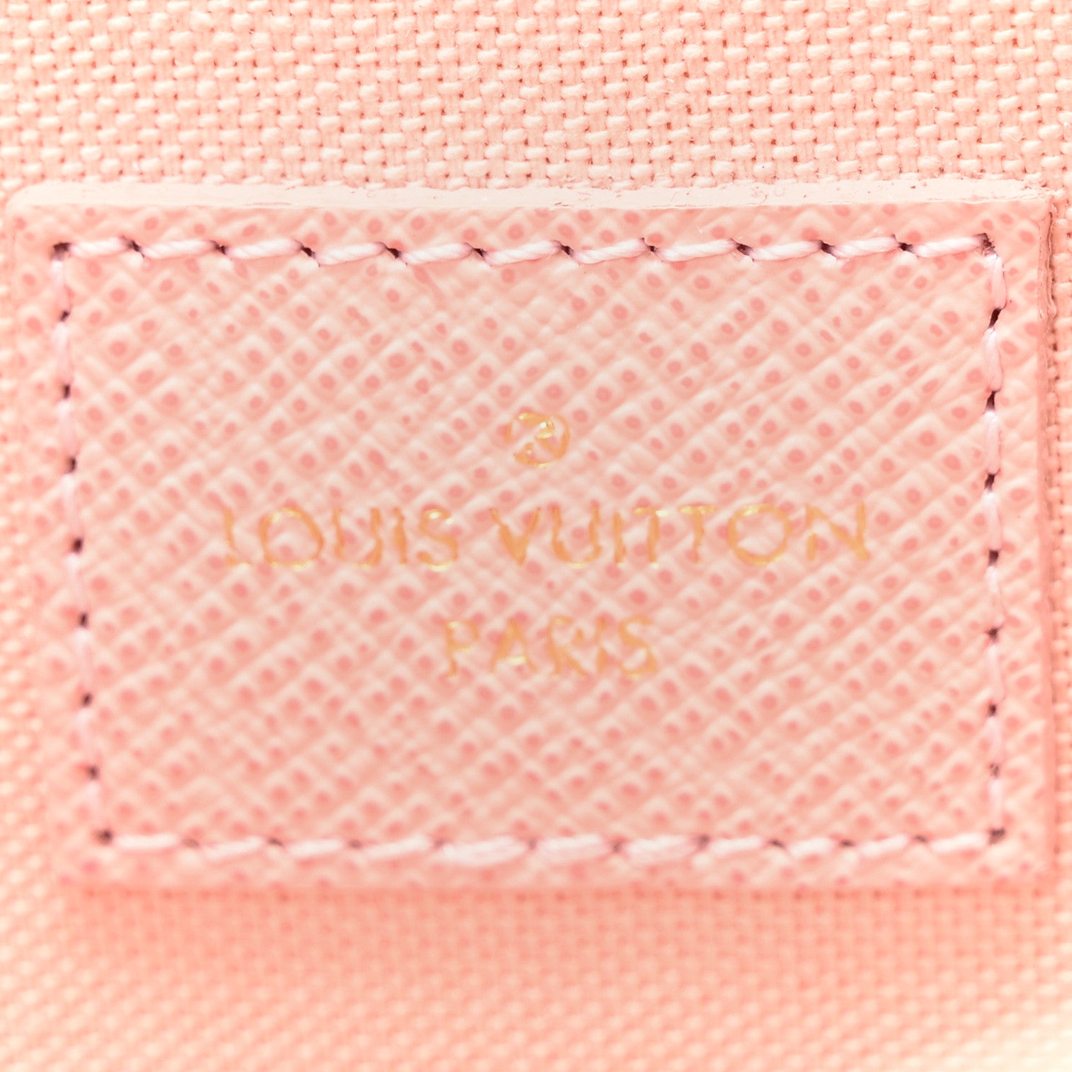 Louis Vuitton Damier Azur Pochette Felicie Chain Wallet Rose Ballerine 7 of 10