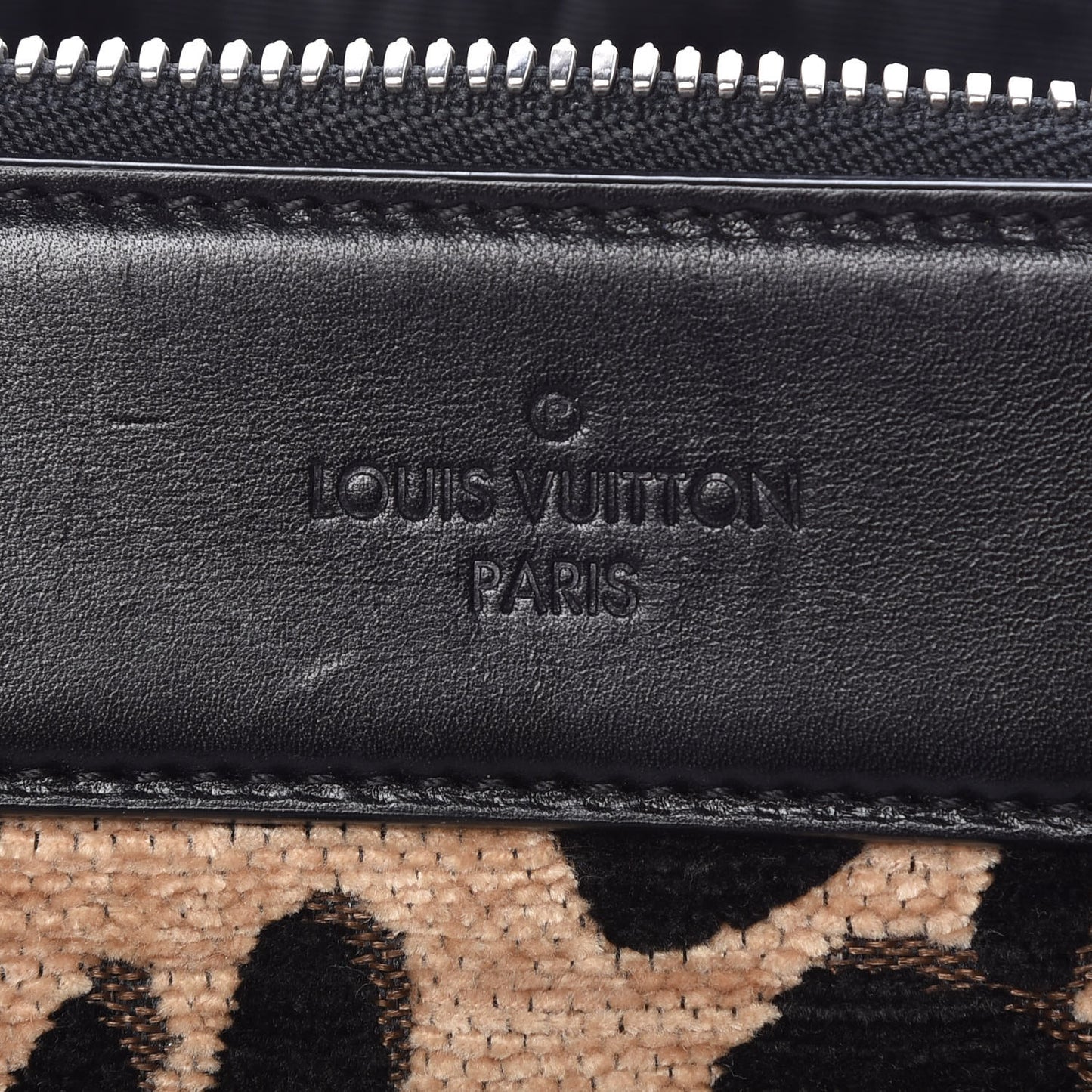 Jacquard Velvet Leopard Print Stephen Sprouse Baby Bag