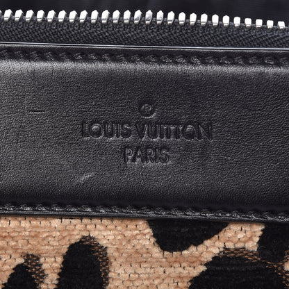 Louis Vuitton Jacquard Velvet Leopard Print Stephen Sprouse Baby Bag 8 of 17