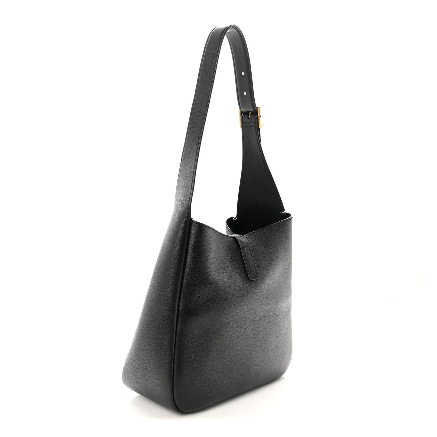 Grained Calfskin Small Le 5 A 7 Soft Hobo Black