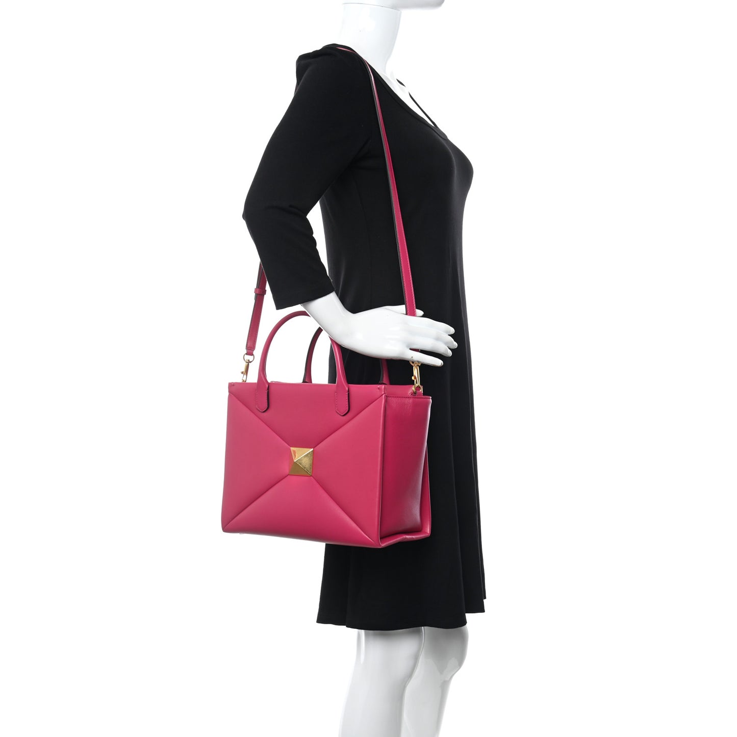 Nappa Medium One Stud Handbag Blossom