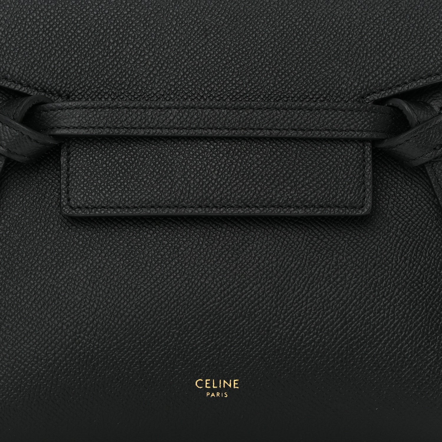 Celine Grained Calfskin Nano Belt Bag Black 8 of 11