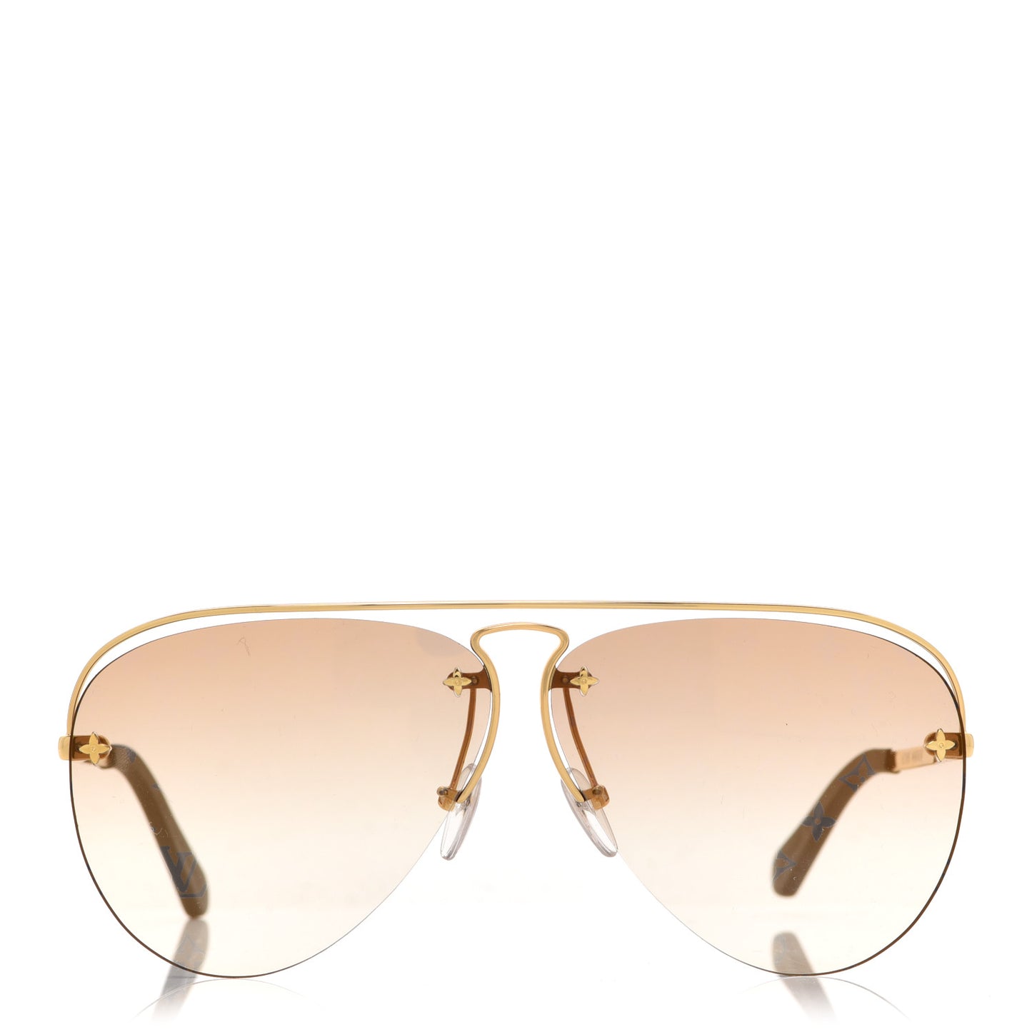 Monogram Grease Gradient Sunglasses Z1366W Brown