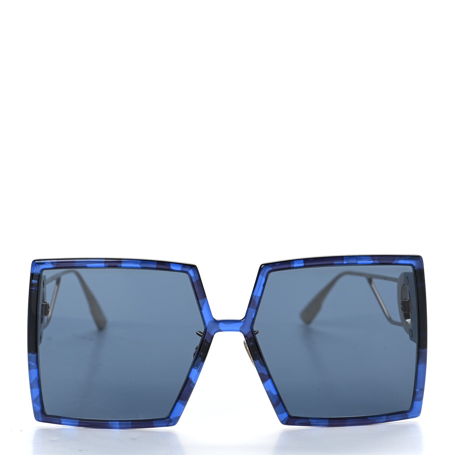 Christian Dior Acetate Square 30 Montaigne Sunglasses Blue 2 of 6