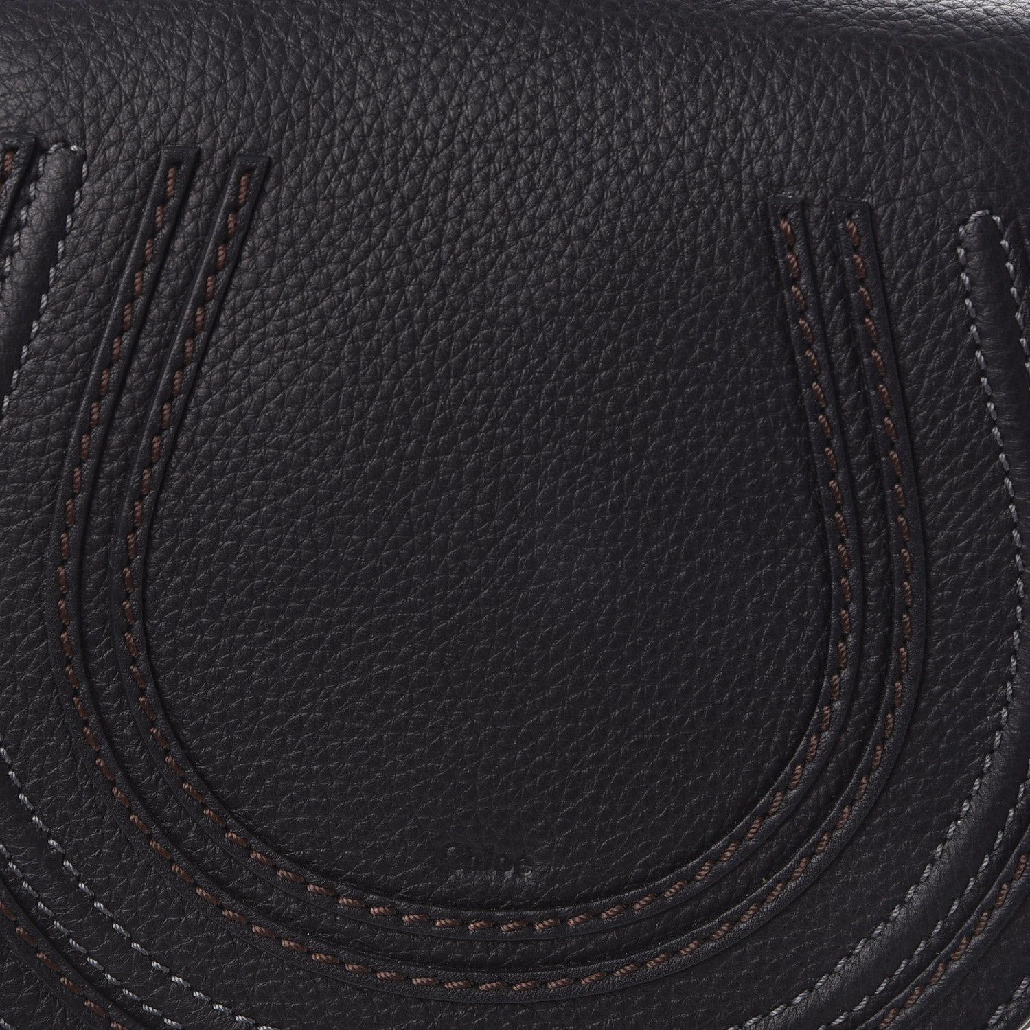 Chloe Calfskin Mini Marcie Round Crossbody Bag Black 9 of 9