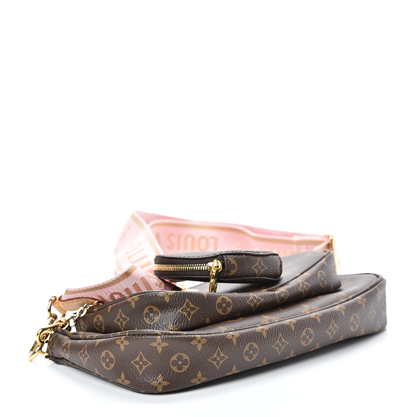 Monogram Multi Pochette Accessories Rose Clair