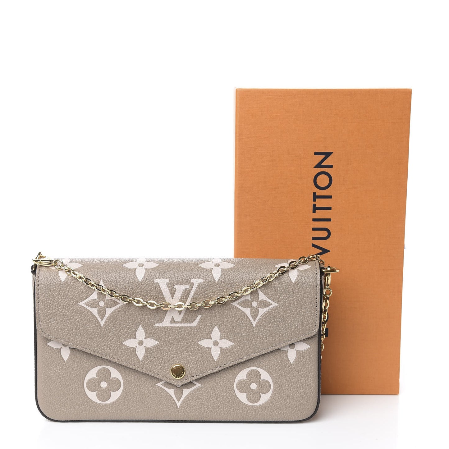Empreinte Monogram Giant Felicie Pochette Tourterelle Creme