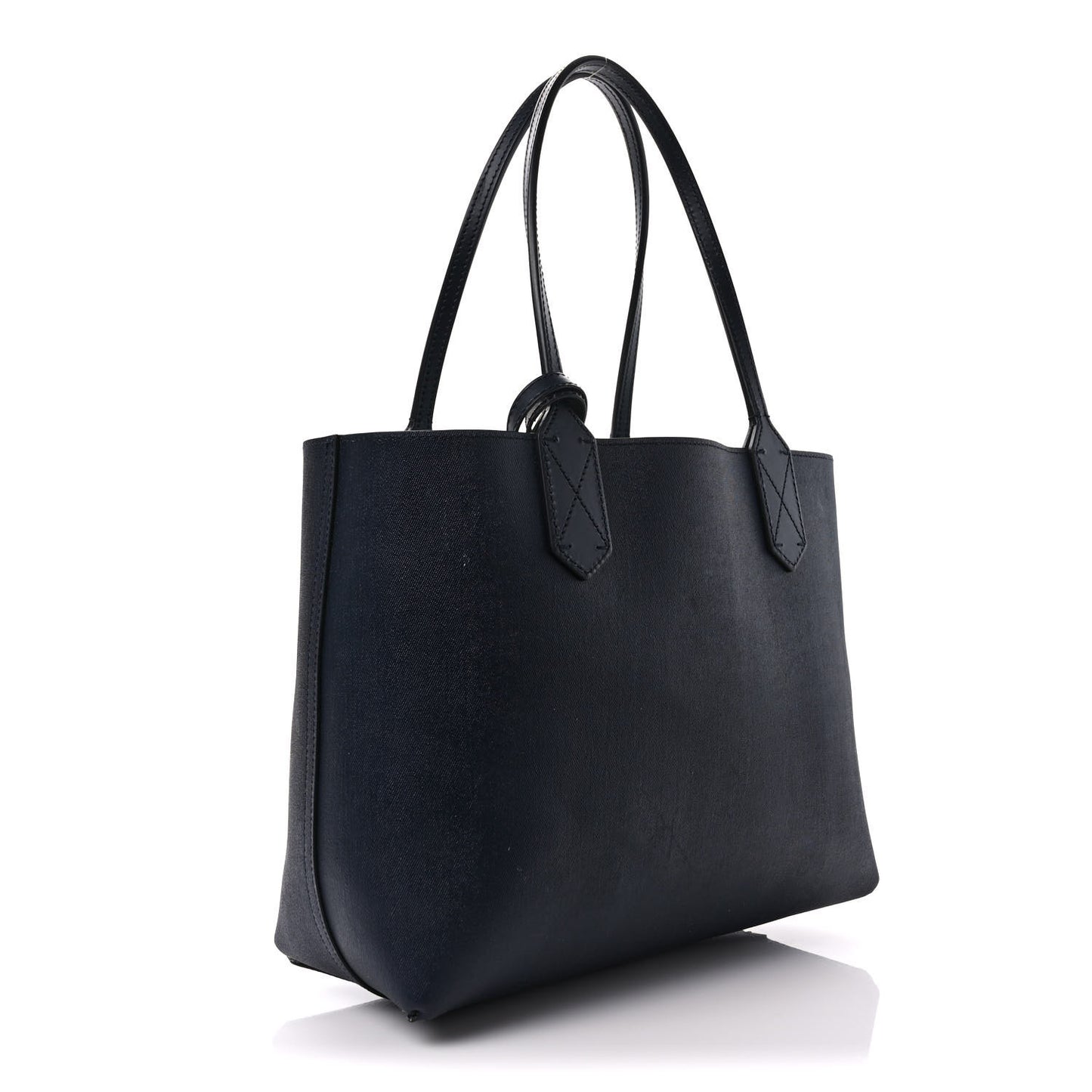 GG Supreme Monogram Blooms Small Reversible Tote Beige Blue Navy