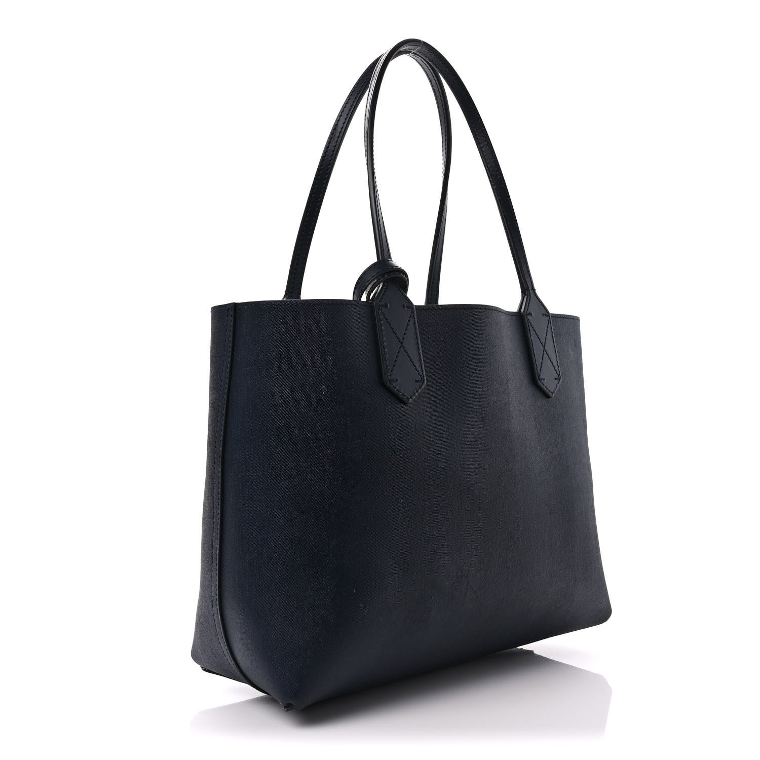 Gucci GG Supreme Monogram Blooms Small Reversible Tote Beige Blue Navy 5 of 17