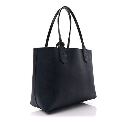 Gucci GG Supreme Monogram Blooms Small Reversible Tote Beige Blue Navy 5 of 17