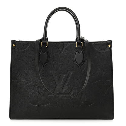 Louis Vuitton Empreinte Monogram Giant OnTheGo MM Black 1 of 11