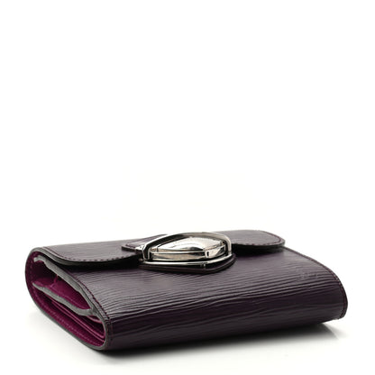 Louis Vuitton Epi Joey Wallet Cassis 4 of 7