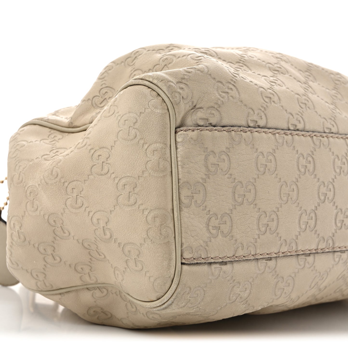 Guccissima Medium Sukey Tote Mystic White