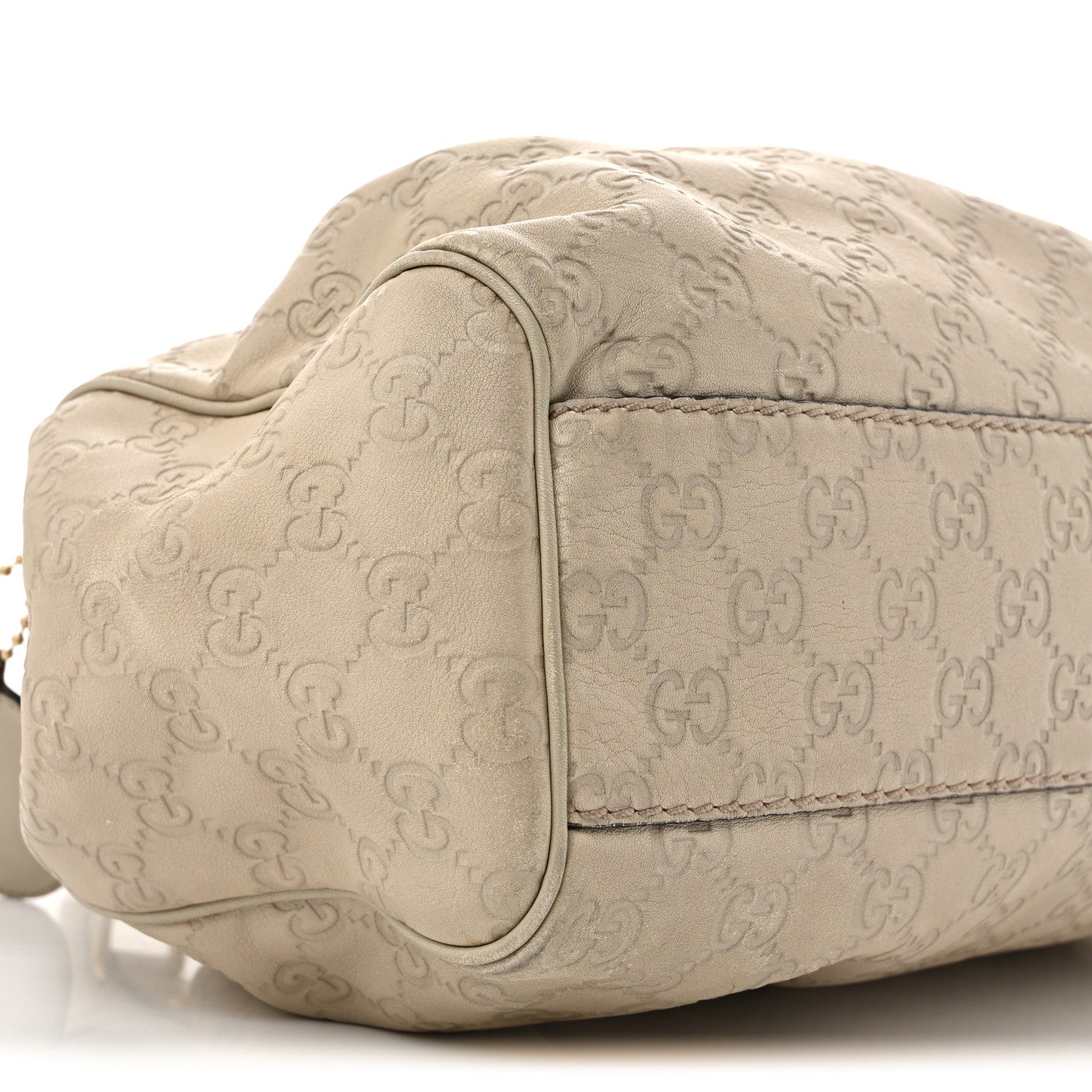 Gucci Guccissima Medium Sukey Tote Mystic White 9 of 16