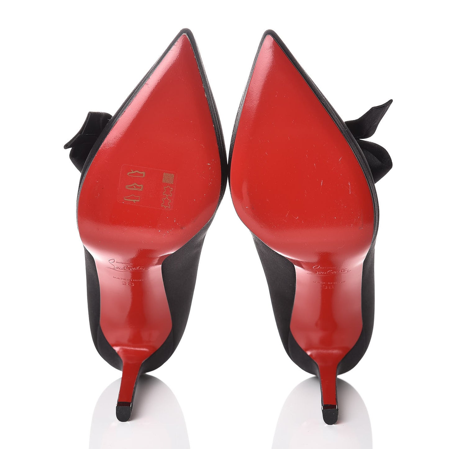 Satin Miss Pigalle 100 Pumps 38 Black