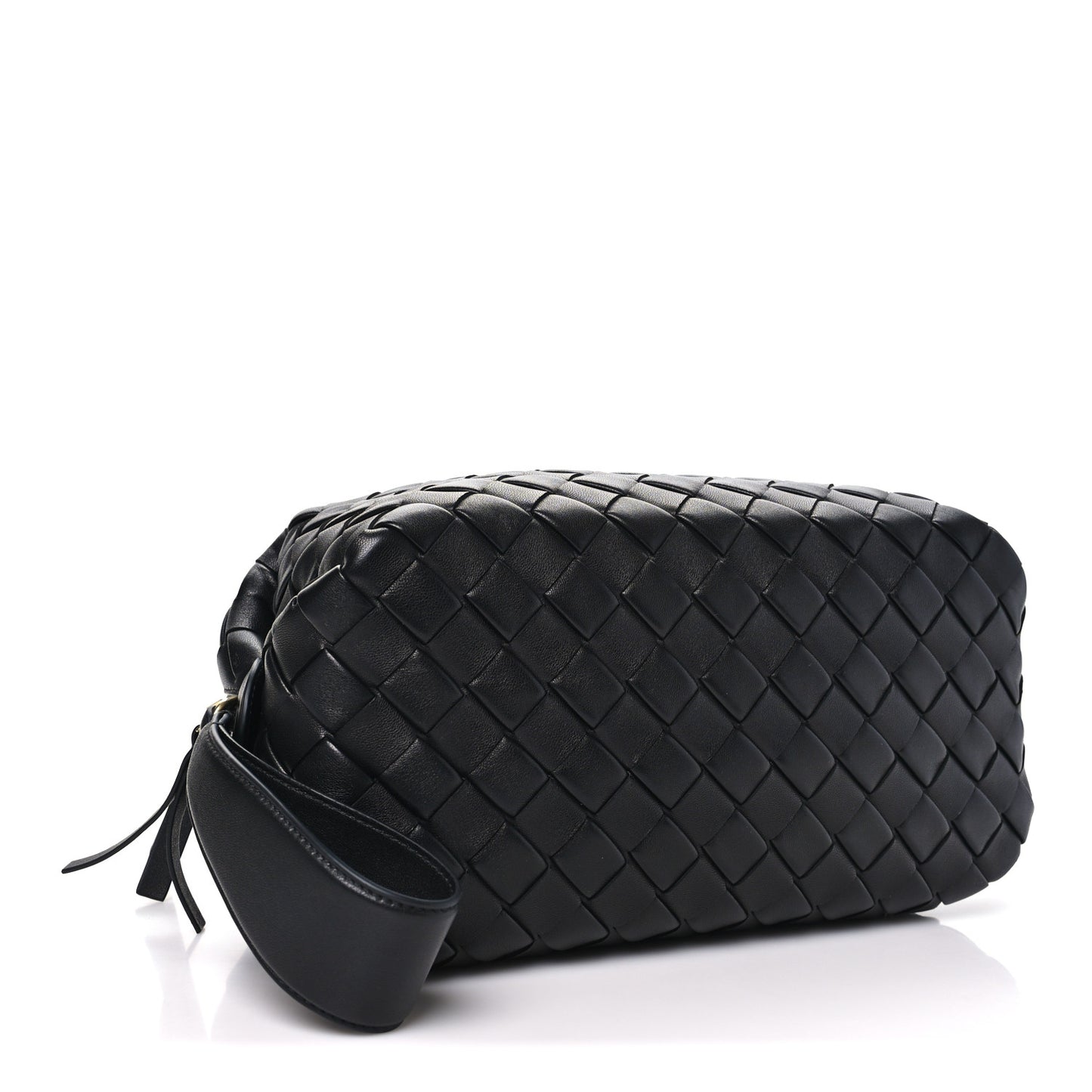Nappa Intrecciato Gioco Top Handle Bag Black