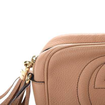 Gucci Pebbled Calfskin Small Soho Disco Bag Camelia 10 of 20