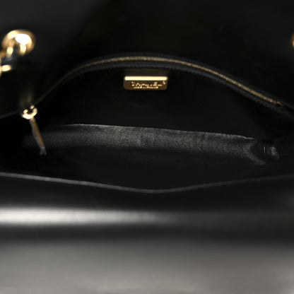 Chanel Snakeskin Large CC Chic Flap Black 5 of 11