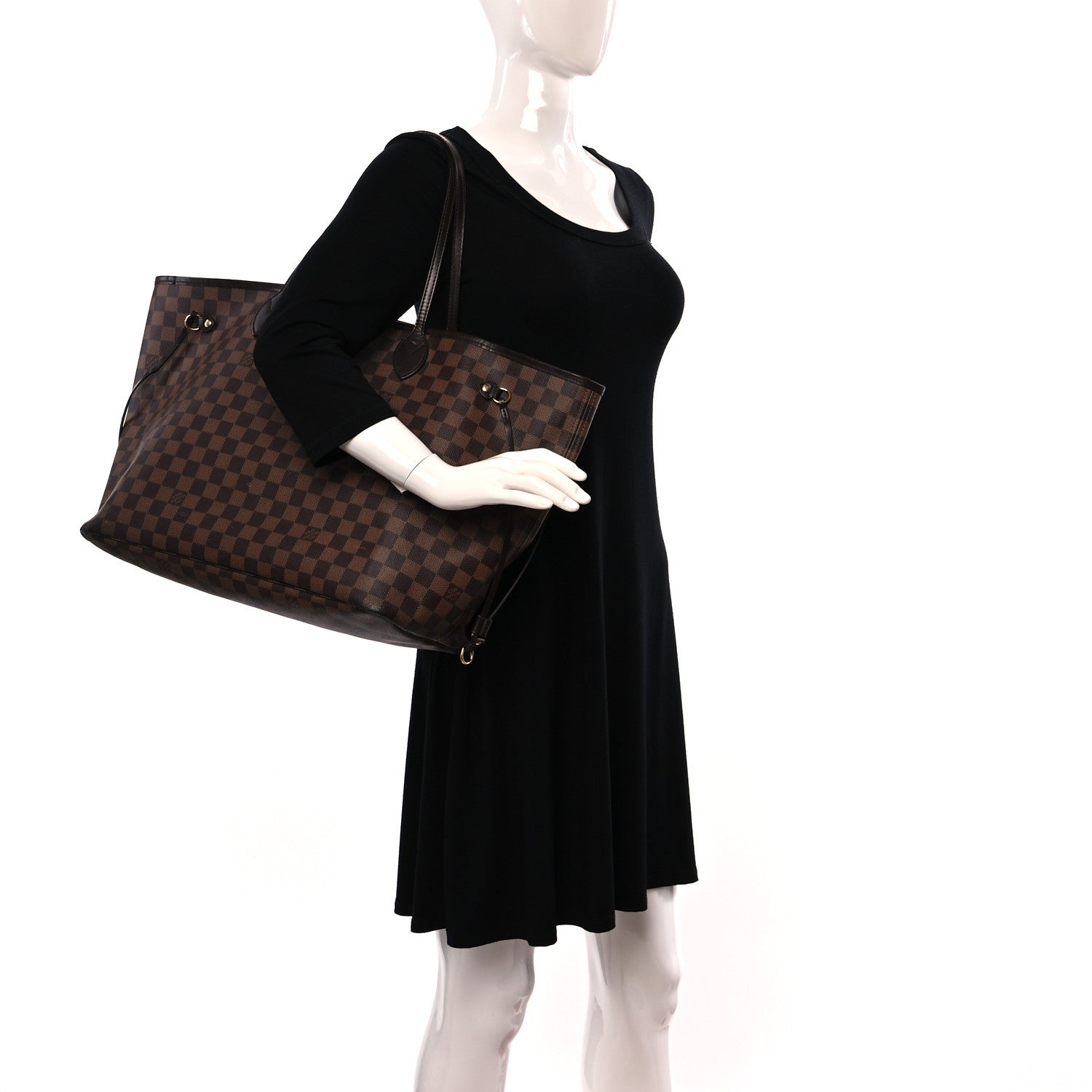 Louis Vuitton Damier Ebene Neo Neverfull GM 2 of 22