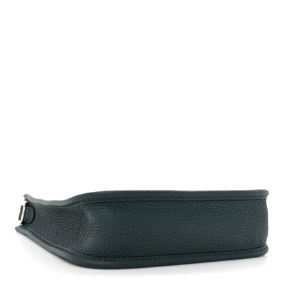 Hermes Taurillon Clemence Evelyne TPM Vert Cypress 4 of 8