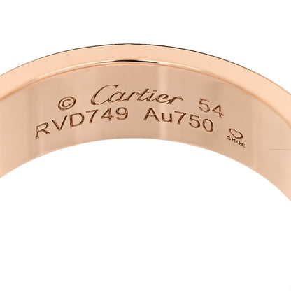 Cartier 18K Pink Gold 5.5mm LOVE Ring 54 7 4 of 5