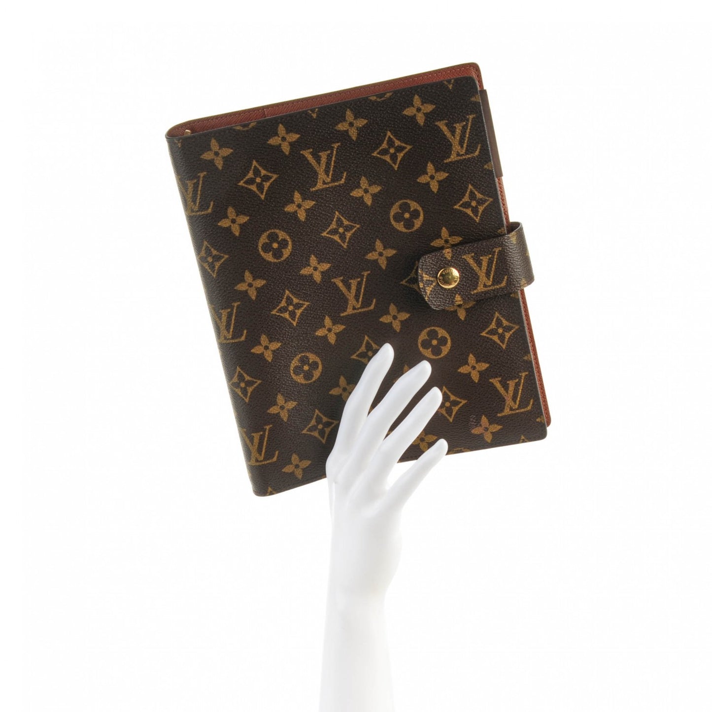 Monogram Large Ring Agenda Cover