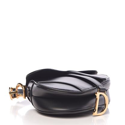 Christian Dior Calfskin Mini Saddle Bag Black 4 of 8