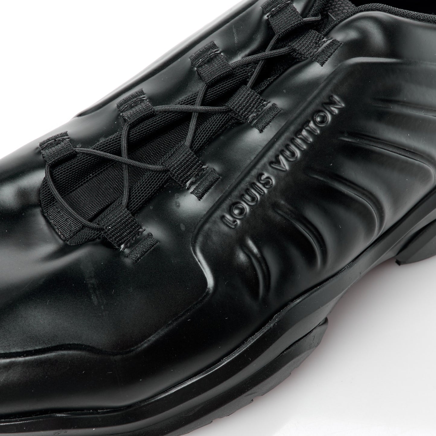 Calfskin Mens Millenium Sneakers 10 Black