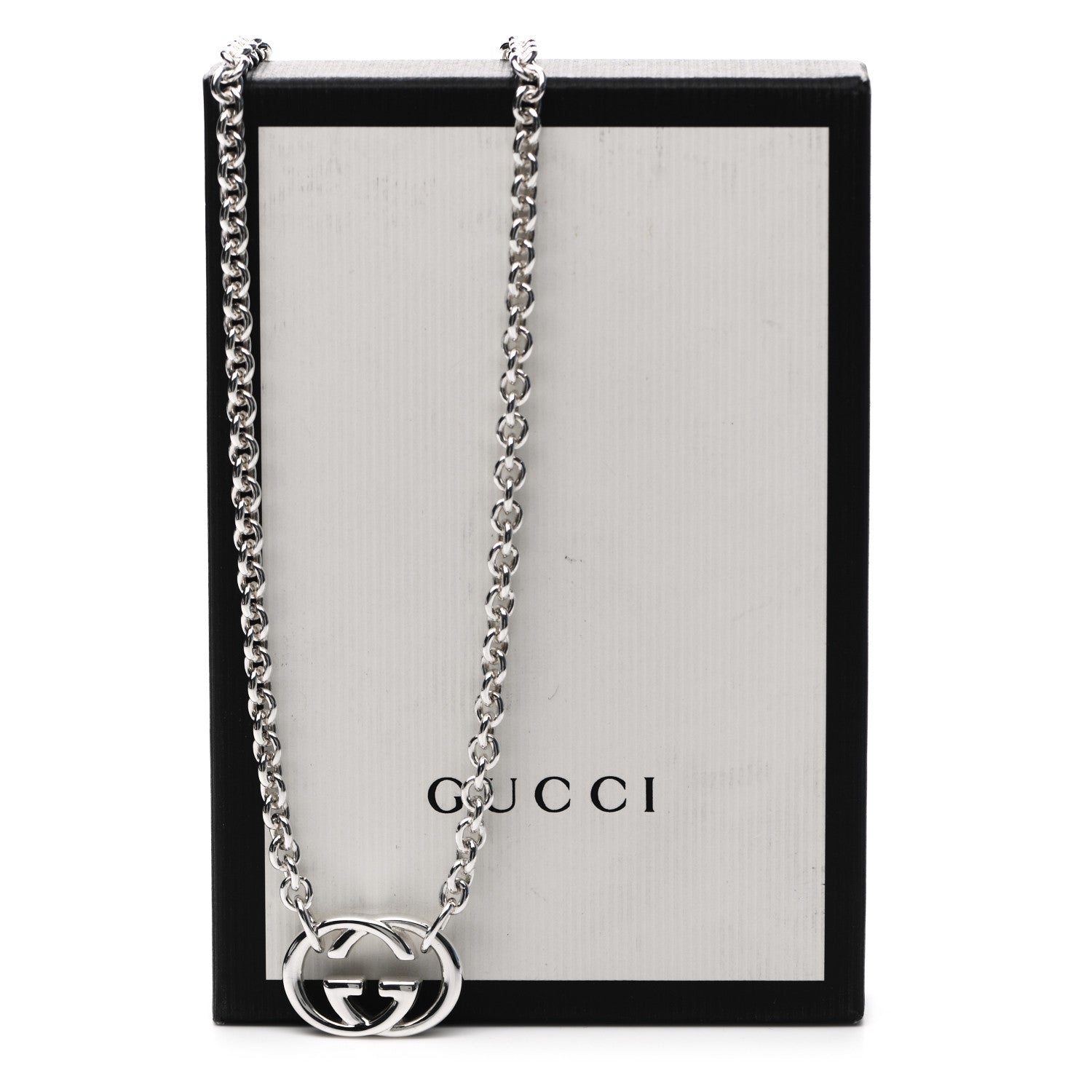 Gucci Sterling Silver Britt Necklace 6 of 6